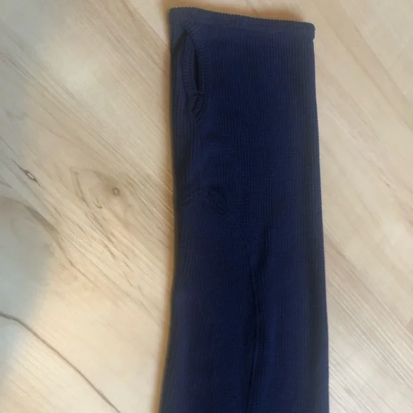 Vineyard Vines Navy Quilted Half-Zip Performance Pullover - Picture 5 of 9